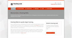 Desktop Screenshot of hostingweb.es