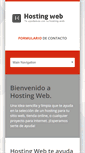 Mobile Screenshot of hostingweb.es