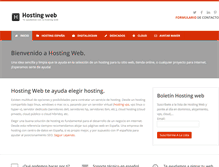 Tablet Screenshot of hostingweb.es